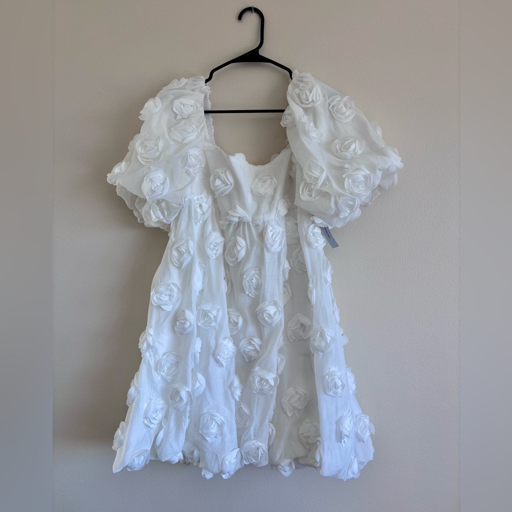 White Floral Dress